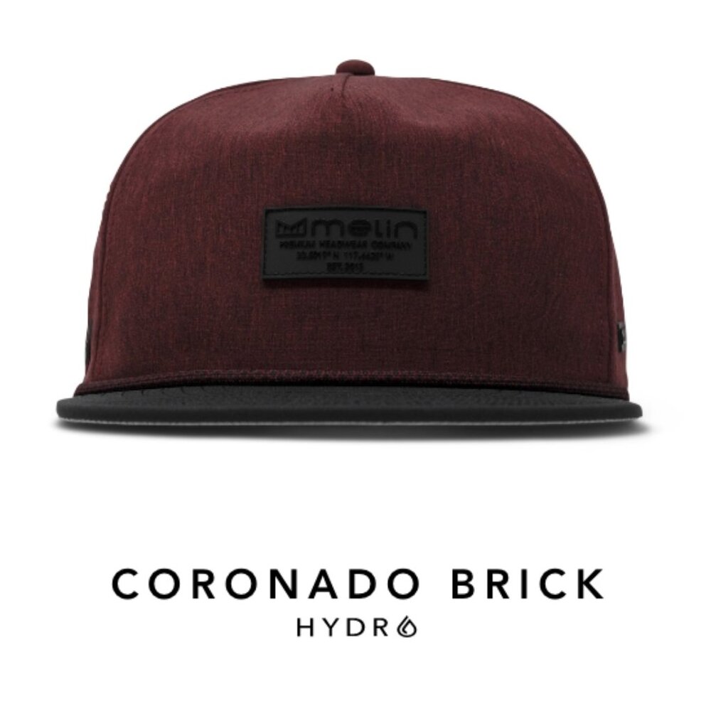 Melin Hydro Coronado Flat Bill Hat - Crimson Nights Collection
